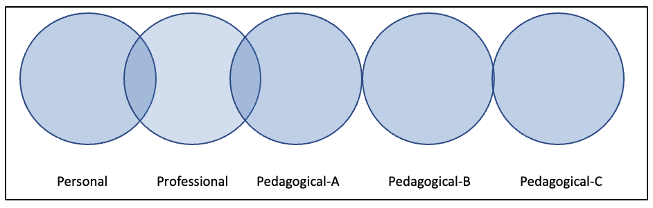 A Venn diagram of the overlapping motives identified in the survey.